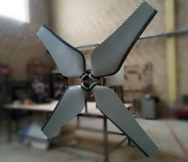 fiberglass composite fan